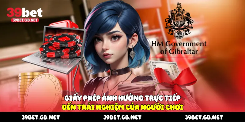 Giấy phép ảnh hưởng trực tiếp đến trải nghiệm của người chơi