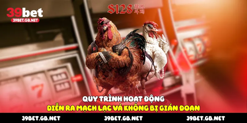Quy trình hoạt động diễn ra mạch lạc và không bị gián đoạn